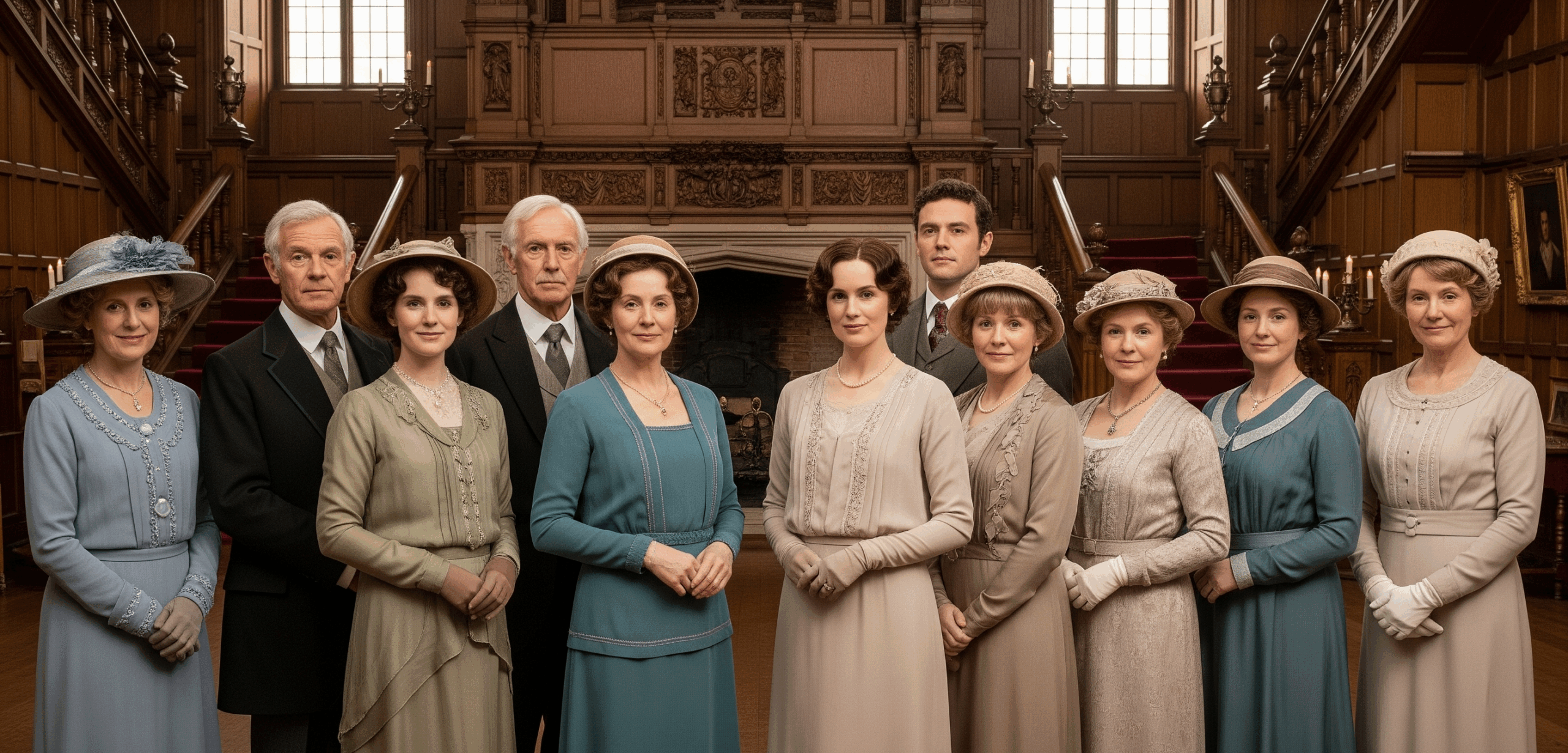 rollista downton abbey
